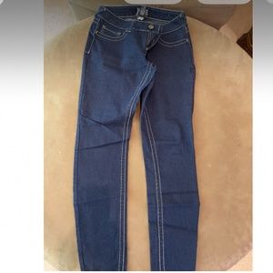 NEW JADE dark Blue skinny jean size 7/8 skinny stretchy blue jeans.